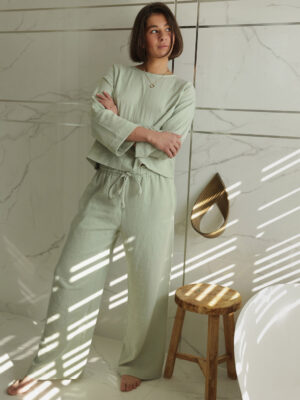Muślinowy longsleeve